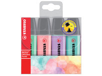 Stabilo Boss Pastel Markeerstift - 4 stuks