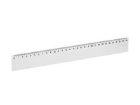 Liniaal 30cm - Wit kunststof