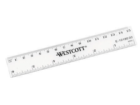 Westcott Liniaal 15cm 
