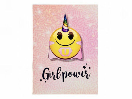 Emoji Girlpower A4 Ruit Schrift