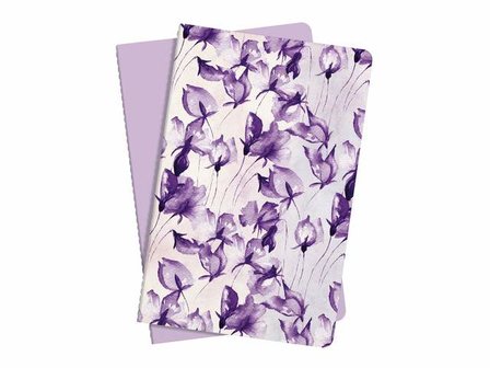 Jolie Paars A5 Lijn Schrift - 2 stuks