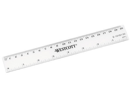 Westcott Liniaal 20cm