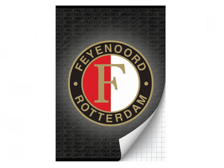 Feyenoord Zwart A4 Ruit Schrift