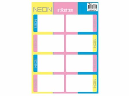 Neon Etiketten