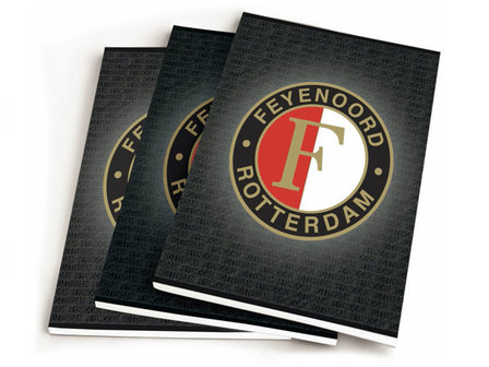 Feyenoord Logo A5 Lijn Schrift - 3 stuks