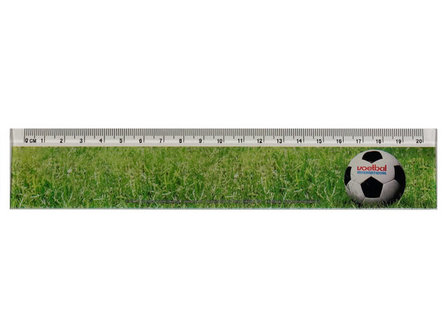 Voetbal International Liniaal 20cm