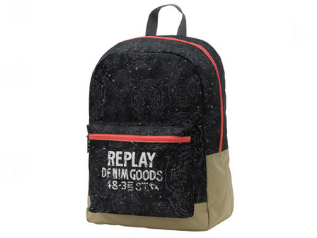 Replay Denim Goods Rugzak - Zwart