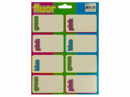 Fluor Etiketten