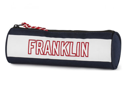 Franklin Marshall Blue Striped Ronde Etui