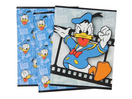 Donald Duck Movie A5 Lijn Schrift - 3 stuks