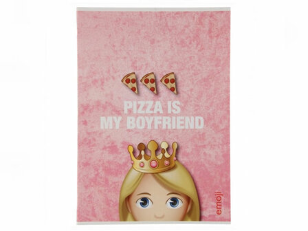 Emoji Girls Pizza A4 Lijn Schrift