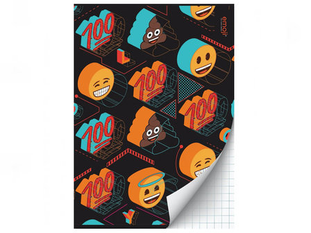 Emoji Boys 100 A4 Ruit Schrift