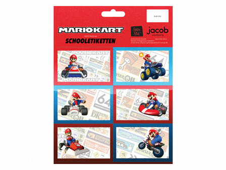 Mario Kart Etiketten