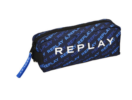 Replay Blauw Rechthoekige Etui