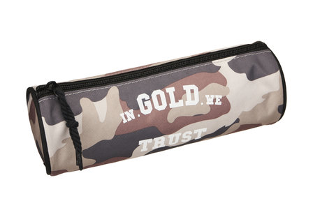 In Gold We Trust Camouflage Ronde Etui