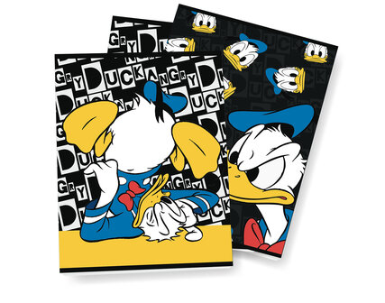 Donald Duck DuckAngry A5 Lijn Schrift- 3 stuks 22/23