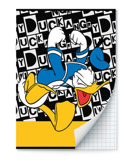Donald Duck DuckAngry A4 Ruit Schrift - 2 stuks 22/23