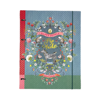 Pip Studio Jungle Animals 4-rings Ringbinder Gevuld Tabs+Lijntjes