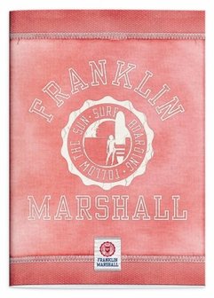 Franklin Marshall Pink A4 Ruit Schrift