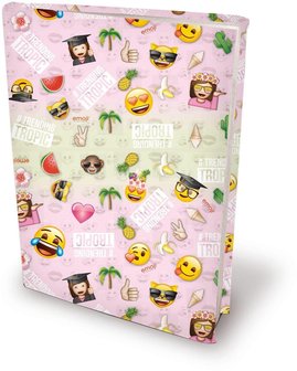 Emoji Girls Tropic Rekbare Boekenkaft