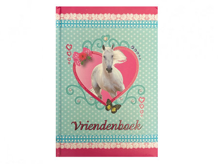 Love Wit Paard Vriendenboekje