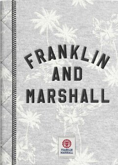 Franklin Marshall Grey A4 Ruit Schrift