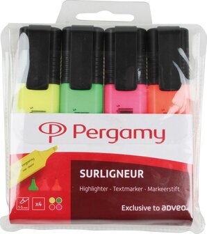 Pergamy Markeerstift - 4 stuks