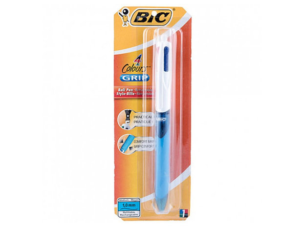 BIC 4 Colours Grip Balpen