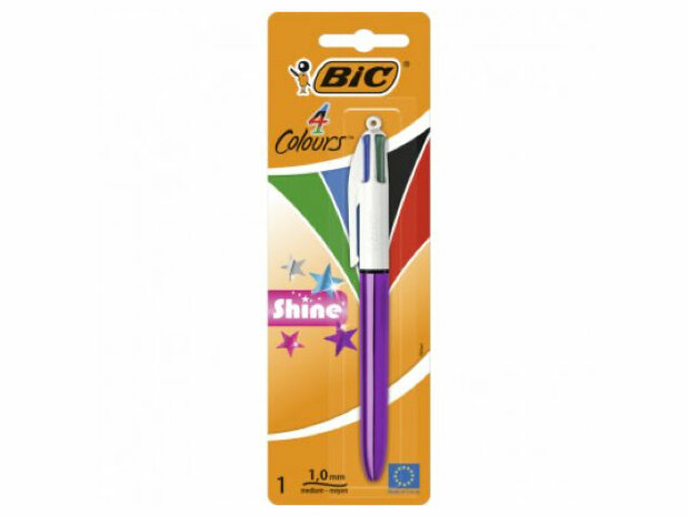 BIC 4 Colours Shine Balpen