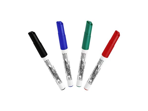 BIC Velleda Whiteboard Marker - 4 stuks