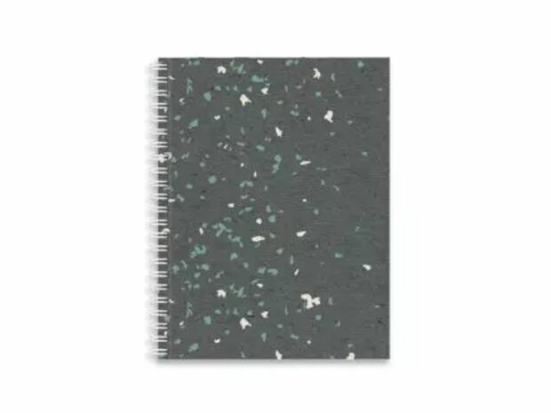 Terrazzo A5 Spiraal Dummyboek - Grijs