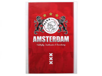 Ajax Amsterdam A4 Ruit Schrift