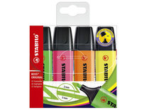 Stabilo Boss Markeerstift - 4 stuks
