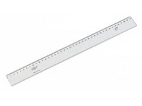 Aibo Liniaal 40cm - Transparant kunststof