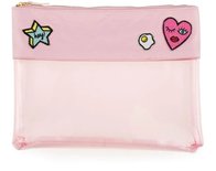 Fashionista Roze Holografische Platte Etui