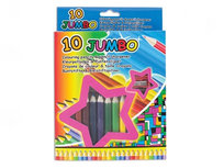 Jumbo Kleurpotloden - 10 stuks Jumbo Kleurpotloden - 10 stuks
