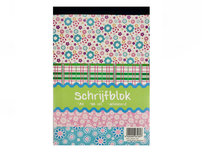 Flowers A5 Lijn Schrijfblok - Groen Flowers A5 Lijn Schrijfblok - Groen