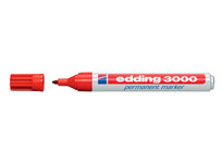 Edding 3000 Permanent Marker - Rood Edding 3000 Permanent Marker - Rood