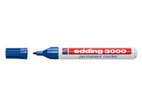 Edding 3000 Permanent Marker - Blauw Edding 3000 Permanent Marker - Blauw