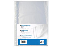 Adveo Geperforeerde A4 Showtas - 25 stuks Adveo Geperforeerde A4 Showtas - 25 stuks