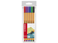 Stabilo Point 88 Fineliner - 6 stuks Stabilo Point 88 Fineliner - 6 stuks
