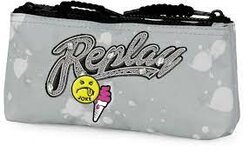 Replay Girls Grijs 2 Vaks Etui Replay Girls Grijs 2 Vaks Etui
